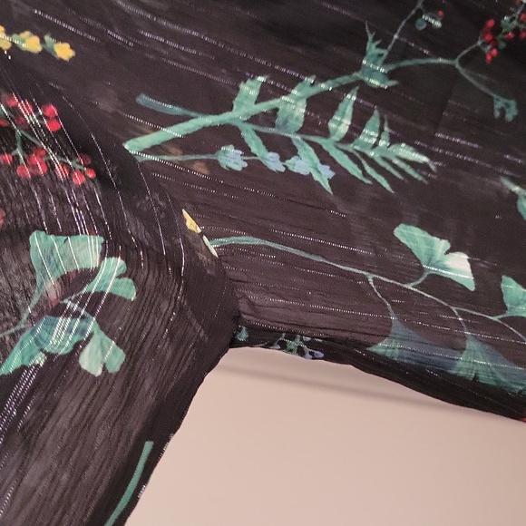 NWT Banana Republic Sheer Floral Print Dress, Size S - Picture 3 of 13